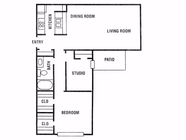 C2R 2x2 WD 1422 floor plan